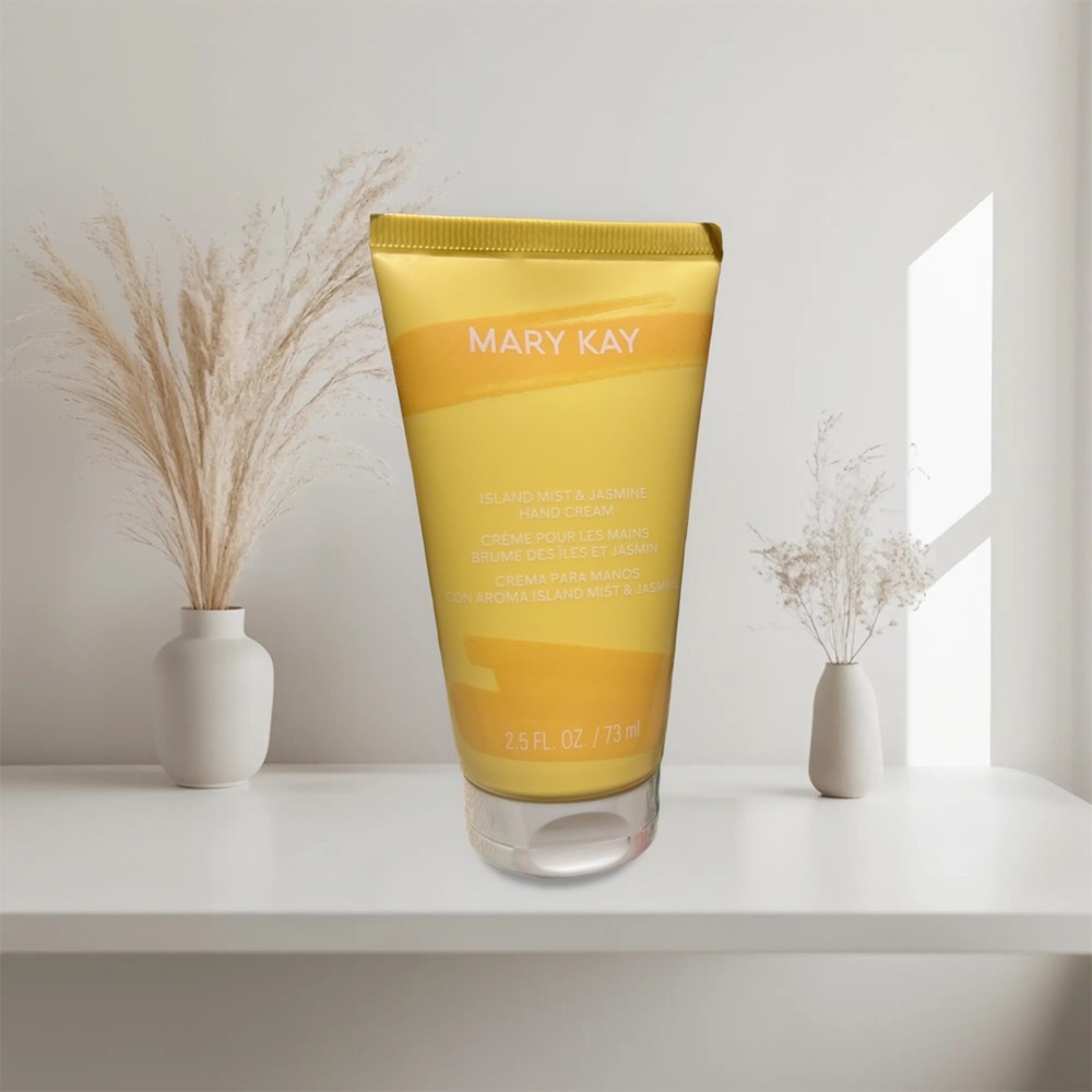 Mary Kay Yellow Hand Cream with Island Mist & Jasmine